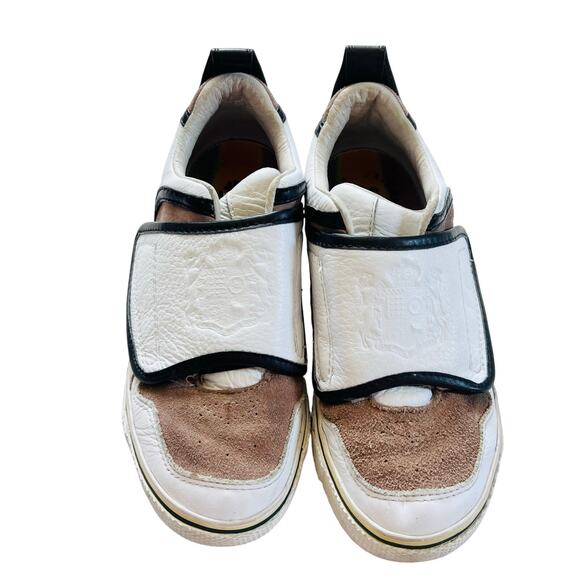 Vintage L.A.M.B. by Gwen Stefani Sneakers Women 6 Cashmere Slip On Velcro Straps - Picture 3 of 9